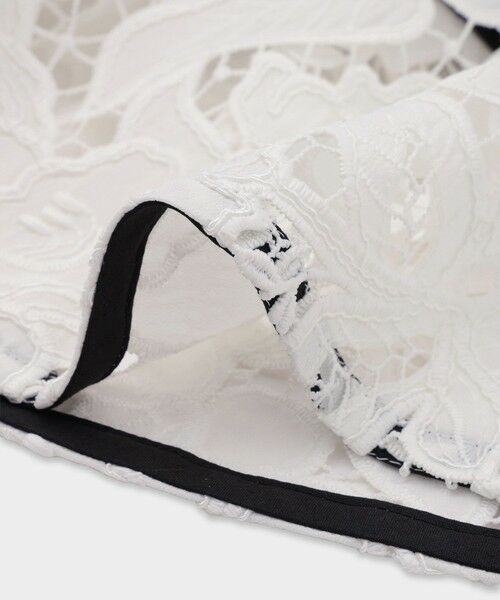 ROPE' / ロペ ミニ・ひざ丈スカート | 【一部店舗限定】【REALM（レルム）】LACE SKIRT｜ウエストタックスカート　26SS | 詳細10