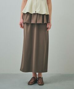 ROPE' / ロペ ミニ・ひざ丈スカート | 【一部店舗限定】【REALM（レルム）】PEPLUM SKIRT｜フリルタイトスカート　26SS
