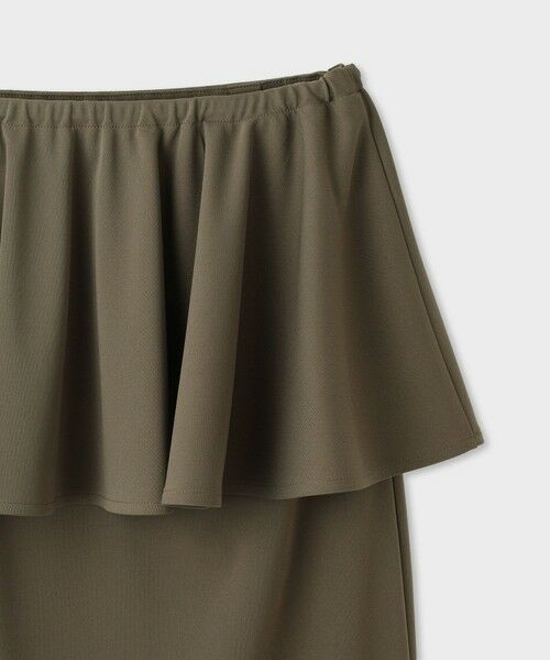 ROPE' / ロペ ミニ・ひざ丈スカート | 【一部店舗限定】【REALM（レルム）】PEPLUM SKIRT｜フリルタイトスカート　26SS | 詳細6