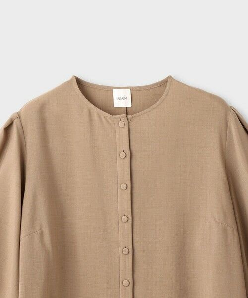 ROPE' / ロペ シャツ・ブラウス | 【一部店舗限定】【REALM（レルム）】PUFF-SLEEVE BLOUSE｜ボリューム袖　26SS | 詳細2