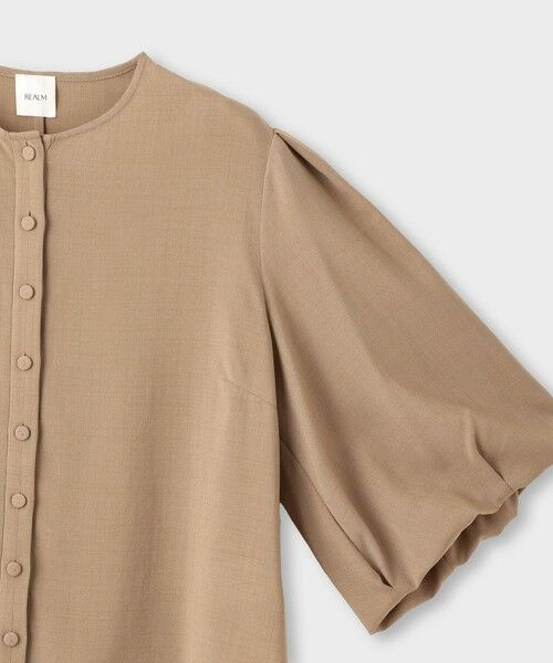 ROPE' / ロペ シャツ・ブラウス | 【一部店舗限定】【REALM（レルム）】PUFF-SLEEVE BLOUSE｜ボリューム袖　26SS | 詳細3