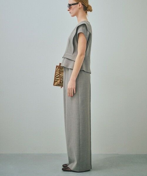 ROPE' / ロペ シャツ・ブラウス | 【一部店舗限定】【REALM（レルム）】V-NECK BLOUSE｜セットアップブラウス　26SS | 詳細4