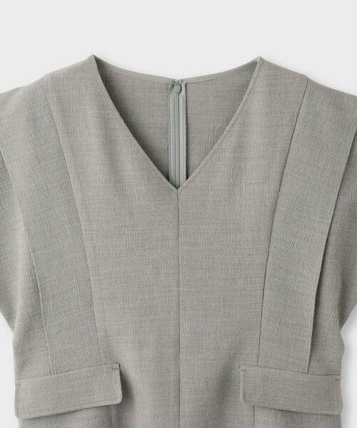 ROPE' / ロペ シャツ・ブラウス | 【一部店舗限定】【REALM（レルム）】V-NECK BLOUSE｜セットアップブラウス　26SS | 詳細8