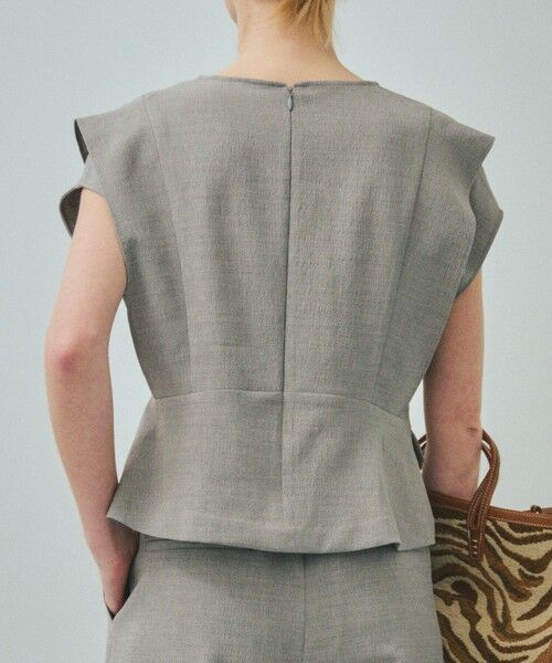 ROPE' / ロペ シャツ・ブラウス | 【一部店舗限定】【REALM（レルム）】V-NECK BLOUSE｜セットアップブラウス　26SS | 詳細2