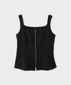 ROPE' / ロペ シャツ・ブラウス | 【一部店舗限定】【REALM（レルム）】FRONT ZIP BLOUSE｜ペプラムビスチェ　26SS