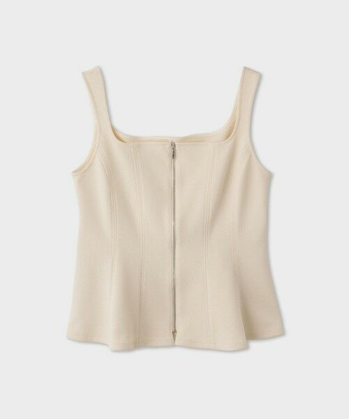 ROPE' / ロペ シャツ・ブラウス | 【一部店舗限定】【REALM（レルム）】FRONT ZIP BLOUSE｜ペプラムビスチェ　26SS | 詳細13