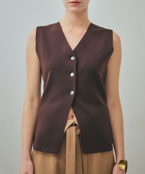 ROPE' / ロペ ニット・セーター | 【一部店舗限定】【REALM（レルム）】KNIT GILET｜ノースリーブニット　26SS | 詳細3