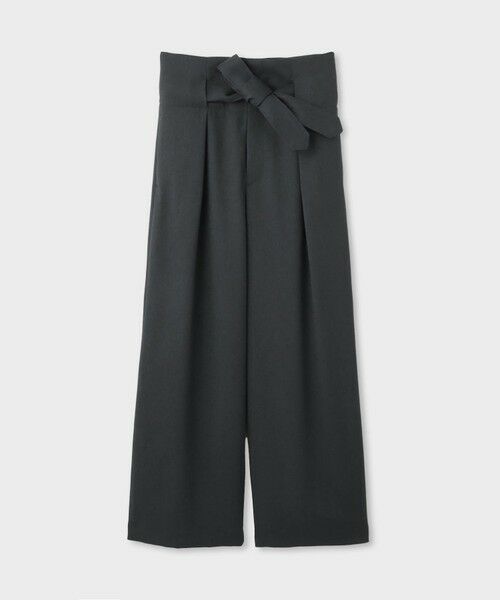 ROPE' / ロペ その他パンツ | 【一部店舗限定】【REALM（レルム）】BELTED PANTS｜ハイウエストパンツ　26SS（チャコール(06)）