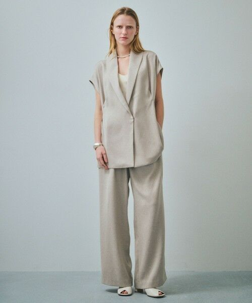 ROPE' / ロペ その他パンツ | 【一部店舗限定】【REALM（レルム）】BELTED PANTS｜ハイウエストパンツ　26SS | 詳細5