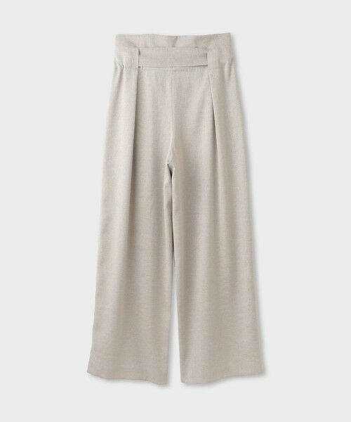 ROPE' / ロペ その他パンツ | 【一部店舗限定】【REALM（レルム）】BELTED PANTS｜ハイウエストパンツ　26SS | 詳細8