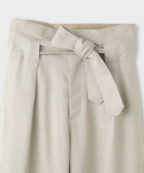 ROPE' / ロペ その他パンツ | 【一部店舗限定】【REALM（レルム）】BELTED PANTS｜ハイウエストパンツ　26SS | 詳細10