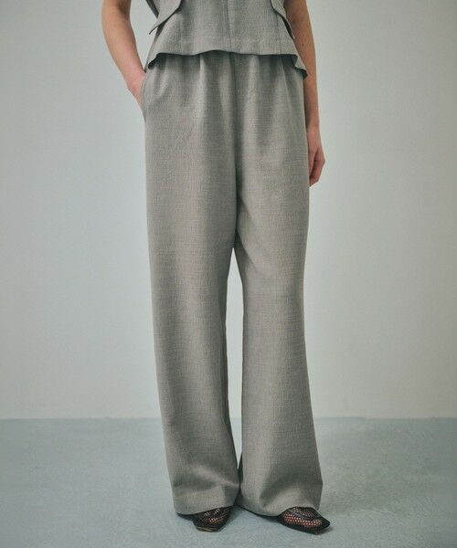 ROPE' / ロペ その他パンツ | 【一部店舗限定】【REALM（レルム）】GATHERED WAIST TUCK PANTS｜セットアップパンツ　26SS | 詳細17
