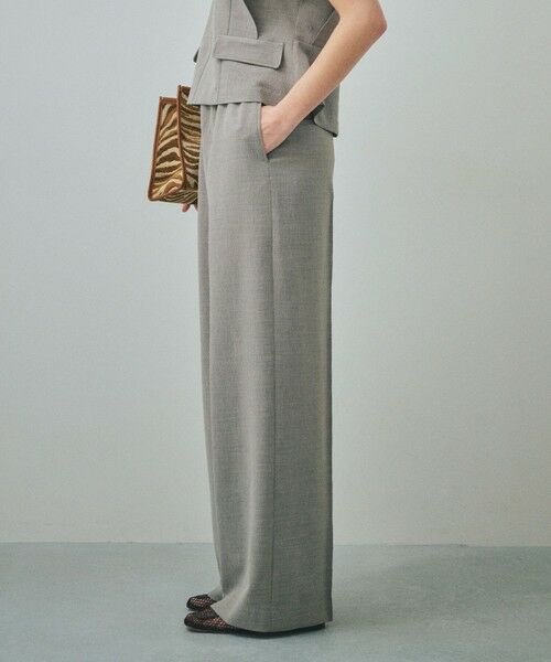 ROPE' / ロペ その他パンツ | 【一部店舗限定】【REALM（レルム）】GATHERED WAIST TUCK PANTS｜セットアップパンツ　26SS | 詳細1