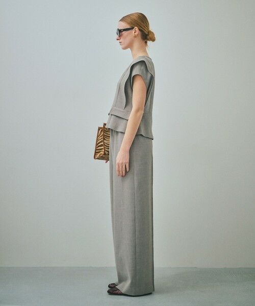 ROPE' / ロペ その他パンツ | 【一部店舗限定】【REALM（レルム）】GATHERED WAIST TUCK PANTS｜セットアップパンツ　26SS | 詳細4