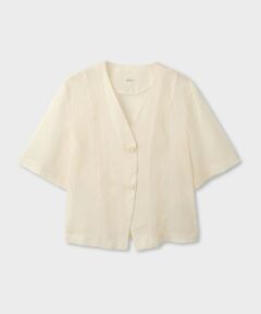 ROPE' / ロペ ノーカラージャケット | 【一部店舗限定】【REALM（レルム）】SHEER JACKET｜Vネックジャケット　26SS