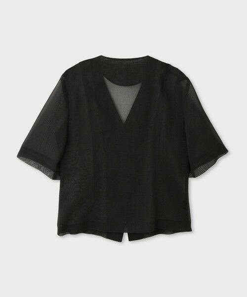 ROPE' / ロペ ノーカラージャケット | 【一部店舗限定】【REALM（レルム）】SHEER JACKET｜Vネックジャケット　26SS | 詳細17