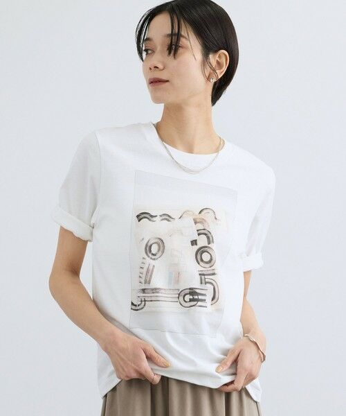 ROPE' / ロペ Tシャツ | 【SALON adam et rope'】【Lee Izumida by SALON】プリントコンパクトT | 詳細2