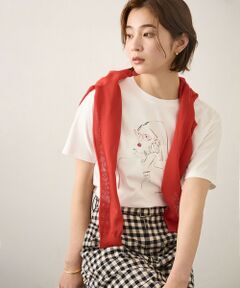 ROPE' / ロペ Tシャツ | 【YUKO SAEKI for ROPE’・コラボレーション】プリントTシャツ/イージーケア