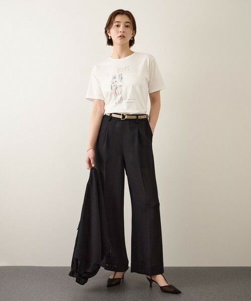 ROPE' / ロペ Tシャツ | 【YUKO SAEKI for ROPE’・コラボレーション】プリントTシャツ/イージーケア | 詳細8