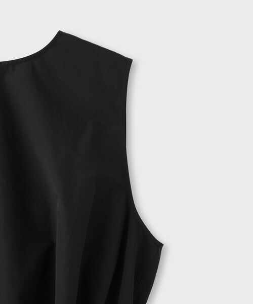 ROPE' / ロペ ロング・マキシ丈ワンピース | 【一部店舗限定】【REALM（レルム）】COTTON TAFFETA COLOR-BLOCKED DRESS｜切り替えワンピース　26SS | 詳細5
