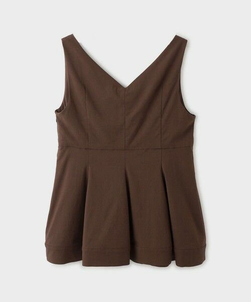 ROPE' / ロペ シャツ・ブラウス | 【一部店舗限定】【REALM（レルム）】V-NECK PEPLUM BLOUSE｜セットアップブラウス　26SS | 詳細3