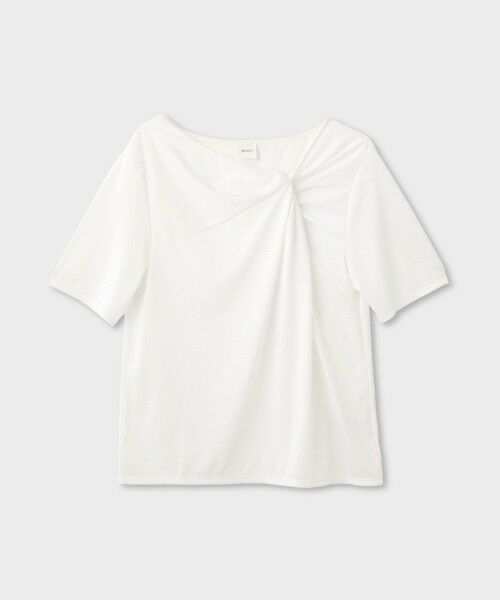 ROPE' / ロペ Tシャツ | 【一部店舗限定】【REALM（レルム）】TWISTED HALF-SLEEVE TOP｜半袖Tシャツ　26SS（ホワイト(10)）