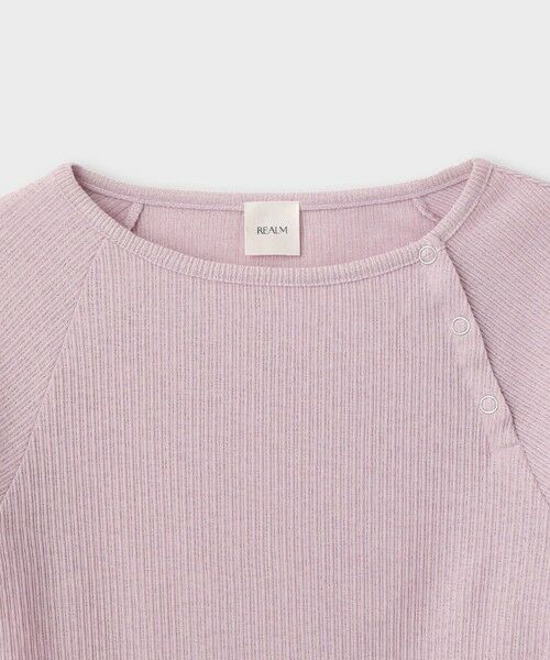 ROPE' / ロペ Tシャツ | 【一部店舗限定】【REALM（レルム）】HALF-SLEEVE TOP｜半袖Tシャツ　26SS | 詳細2