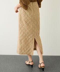 ROPE' / ロペ ミニ・ひざ丈スカート | ジャガードタイトスカート/セットアップ対応・イージーケア