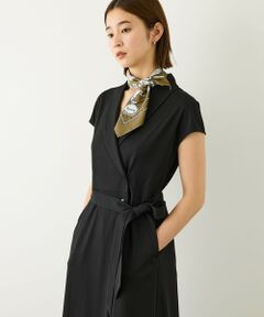ROPE' / ロペ ロング・マキシ丈ワンピース | ジャージラップフレンチスリーブワンピース/UVカット・接触冷感・吸水速乾・イージーケア