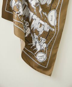 ROPE' / ロペ バンダナ・スカーフ | ROPE' リバイバルシルクスカーフ/ Lサイズ・26AW