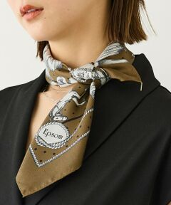ROPE' / ロペ バンダナ・スカーフ | ROPE' リバイバルシルクスカーフ/Sサイズ・26AW