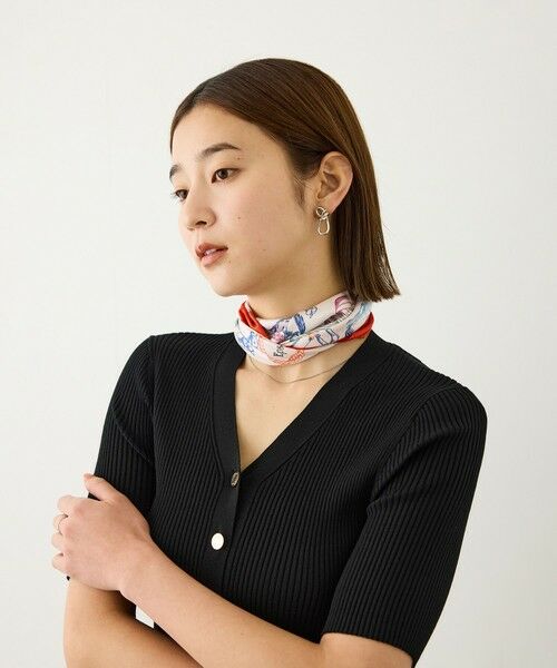 ROPE' / ロペ バンダナ・スカーフ | ROPE' リバイバルシルクスカーフ/Sサイズ・26AW | 詳細10