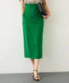 ROPE' / ロペ ミニ・ひざ丈スカート | 【J'aDoRe・一部店舗限定サイズ】[美人スカート]キュプラポリエステルポケット付きタイトスカート/イージーケア・26AW