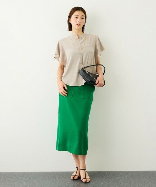 ROPE' / ロペ ミニ・ひざ丈スカート | 【J'aDoRe・一部店舗限定サイズ】[美人スカート]キュプラポリエステルポケット付きタイトスカート/イージーケア・26AW | 詳細5