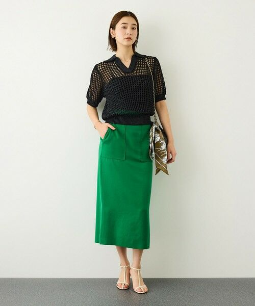 ROPE' / ロペ ミニ・ひざ丈スカート | 【J'aDoRe・一部店舗限定サイズ】[美人スカート]キュプラポリエステルポケット付きタイトスカート/イージーケア・26AW | 詳細6
