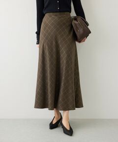 ROPE' / ロペ ミニ・ひざ丈スカート | 【J'aDoRe・一部店舗限定サイズ】ラメチェックマーメイドスカート/セットアップ対応・イージーケア