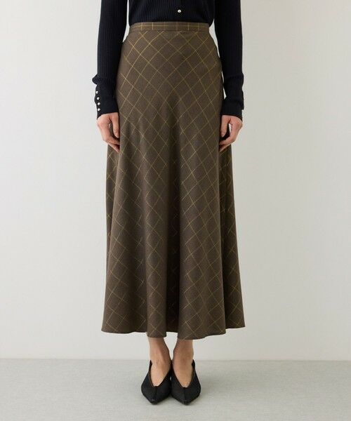 ROPE' / ロペ ミニ・ひざ丈スカート | 【J'aDoRe・一部店舗限定サイズ】ラメチェックマーメイドスカート/セットアップ対応・イージーケア | 詳細7