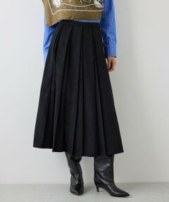 ROPE' / ロペ ミニ・ひざ丈スカート | スエードライクプリーツスカート/防シワ・吸水速乾・UVカット(紫外線防止)・イージーケア【J'aDoRe・一部店舗限定サイズ】