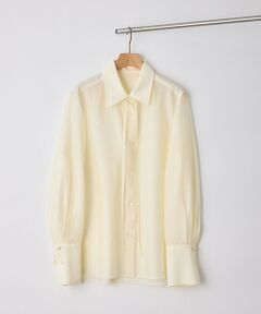 ROPE' / ロペ シャツ・ブラウス | 【J'aDoRe・一部店舗限定サイズ】チョーカー付きロングカフスナローシャツ