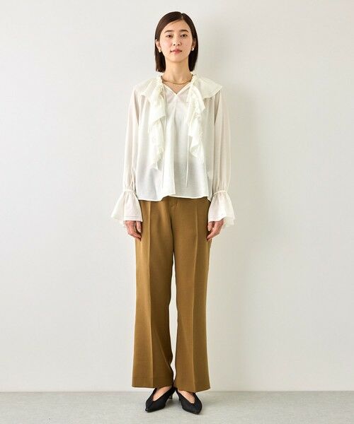 ROPE' / ロペ シャツ・ブラウス | 【J'aDoRe・一部店舗限定サイズ】取り外し可能 2WAYラッフルフリルブラウス/イージーケア | 詳細11