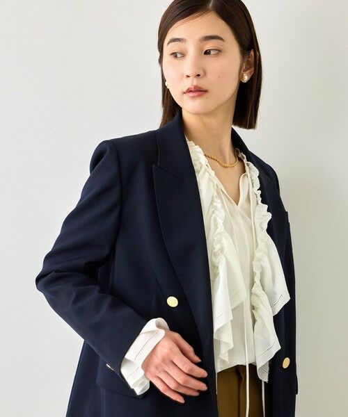 ROPE' / ロペ シャツ・ブラウス | 【J'aDoRe・一部店舗限定サイズ】取り外し可能 2WAYラッフルフリルブラウス/イージーケア | 詳細27