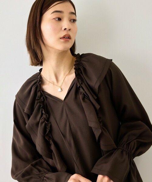 ROPE' / ロペ シャツ・ブラウス | 【J'aDoRe・一部店舗限定サイズ】取り外し可能 2WAYラッフルフリルブラウス/イージーケア | 詳細29