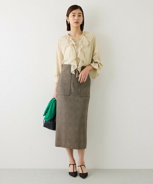 ROPE' / ロペ シャツ・ブラウス | 【J'aDoRe・一部店舗限定サイズ】取り外し可能 2WAYラッフルフリルブラウス/イージーケア | 詳細8