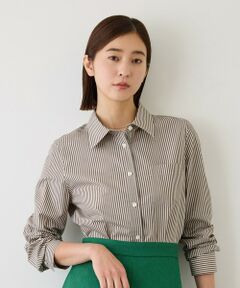 ROPE' / ロペ シャツ・ブラウス | 【J'aDoRe・一部店舗限定サイズ】コットンストライプシャツ/イージーケア