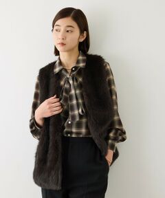 ROPE' / ロペ ベスト | フェイクファージレ