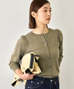 ROPE' / ロペ カーディガン・ボレロ | 【J'aDoRe・一部店舗限定サイズ】ギャザースリーブニットカーディガン/一部J'aDoRe限定カラー・イージーケア