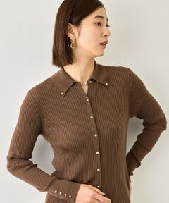 ROPE' / ロペ カーディガン・ボレロ | 【J'aDoRe・一部店舗限定サイズ】スーパーメリノウール金ボタンポロニットカーディガン/一部J'aDoRe限定カラー