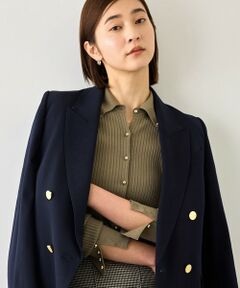 ROPE' / ロペ カーディガン・ボレロ | 【J'aDoRe・一部店舗限定サイズ】スーパーメリノウール金ボタンポロニットカーディガン/一部J'aDoRe限定カラー