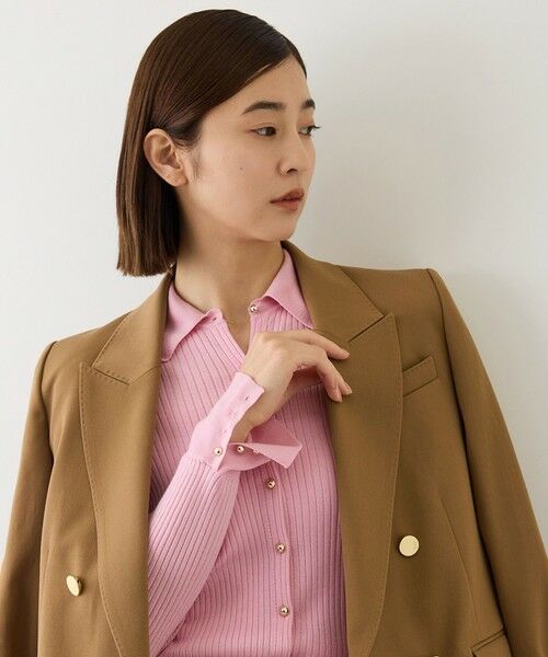 ROPE' / ロペ カーディガン・ボレロ | 【J'aDoRe・一部店舗限定サイズ】スーパーメリノウール金ボタンポロニットカーディガン/一部J'aDoRe限定カラー | 詳細7