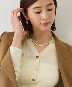 ROPE' / ロペ ニット・セーター | 【J'aDoRe・一部店舗限定サイズ】ワイドリブ金ボタンVネックカーディガン